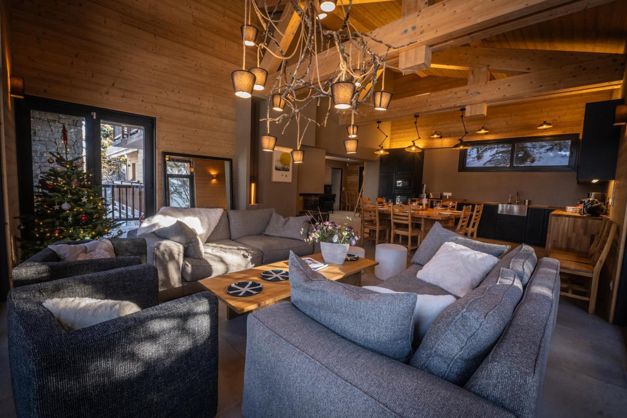 Chalet Du Bois Melay - Piscine - Proche Pistes - 15 Personnes La Plagne Extérieur photo